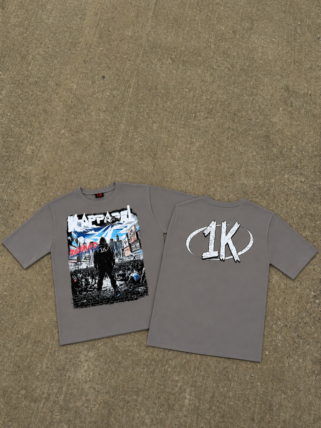 Grey Save Yaself First T-Shirt
