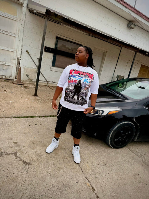 White Save Yaself First T-Shirt